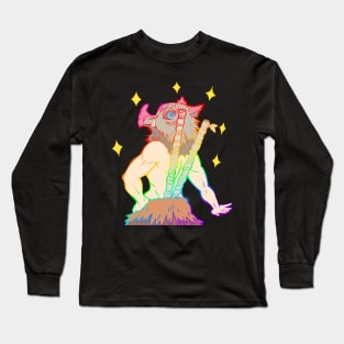 Rainbow Flag Boar Long Sleeve T-Shirt